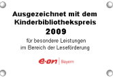 e-on Kinderbibliothekspreis 2009